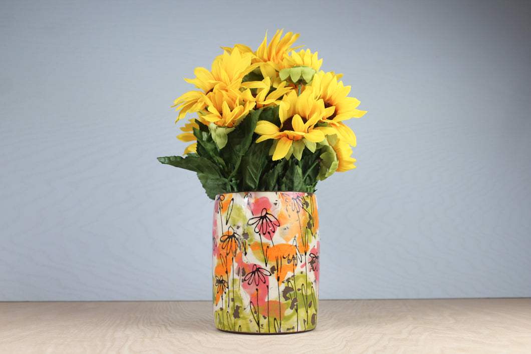 Watercolor Flowers Vase - PRE-ORDER