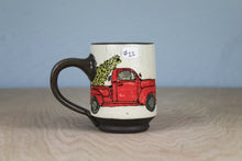 Load image into Gallery viewer, Red Truck with Tree Mug - PRE-ORDER
