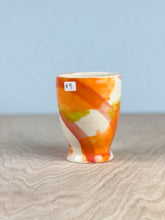 Load image into Gallery viewer, Red and Orange Watercolor Cup
